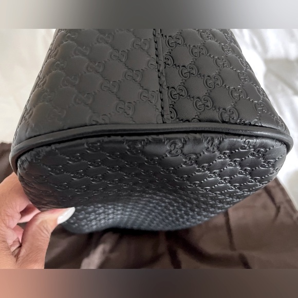 Medium Microguccissima Dome Convertible Handle Bag - Picture 6 of 7